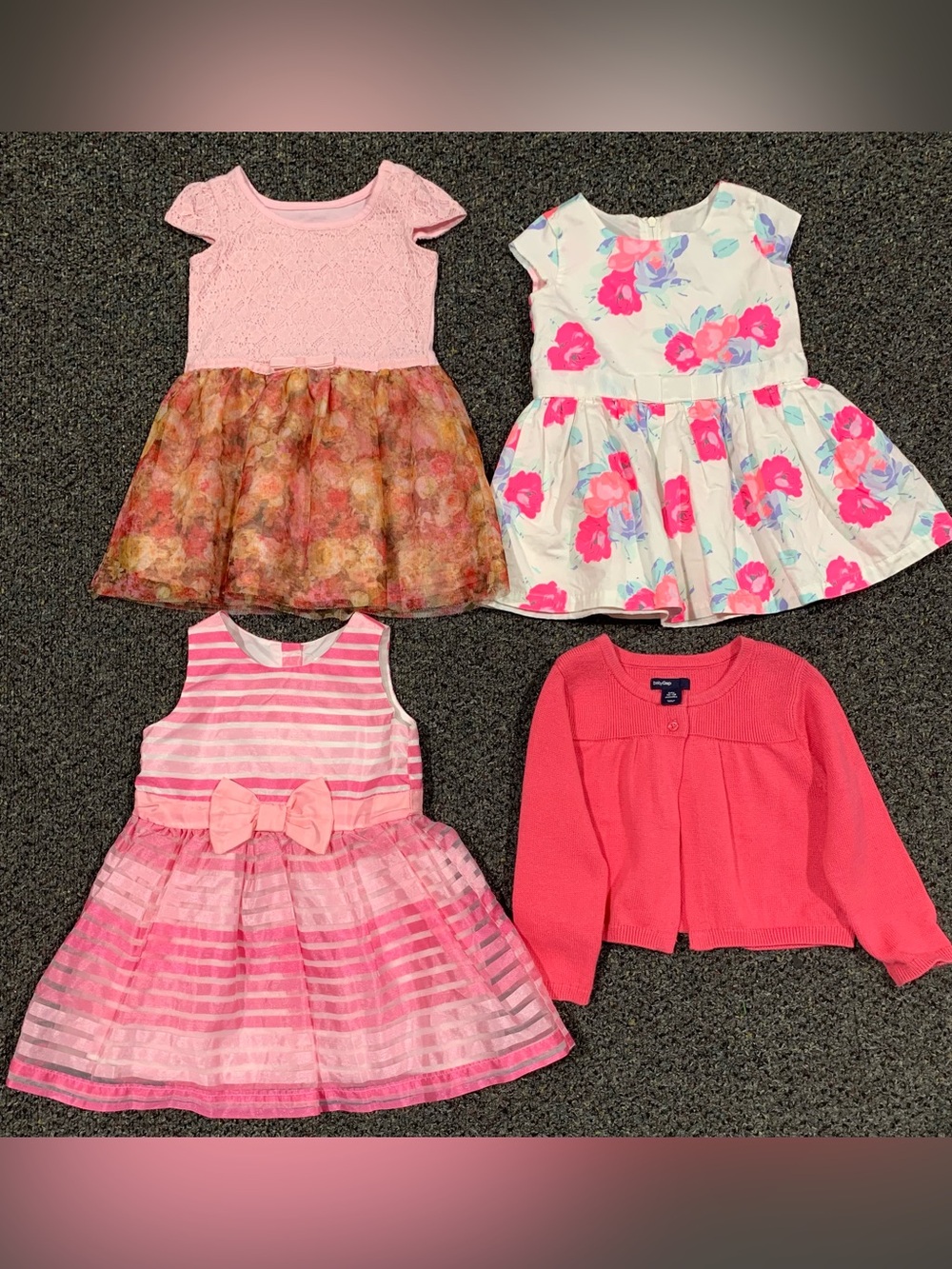 Pink and Floral Kids Dress bundle